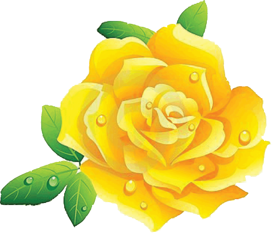 clipart yellow roses free - photo #32